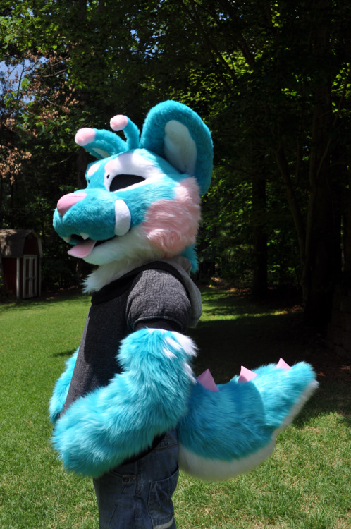 sailorolive: Glimmer has landed!Suit made by seadogsuits
