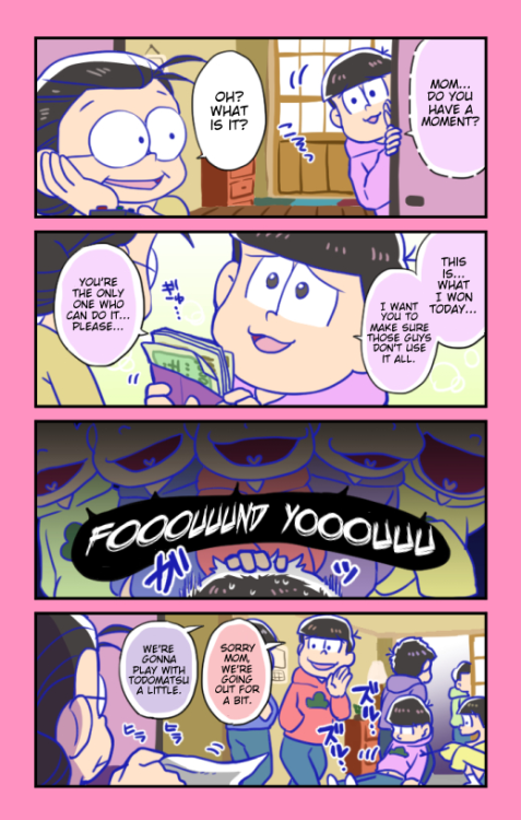 mousathe14: lewdmatsu: This comic has been translated into english! Its really adorable, and I thi