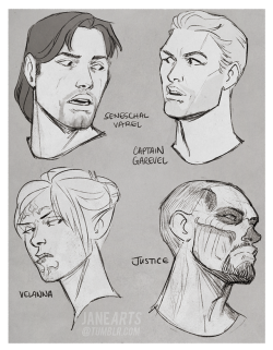 janearts:I’ve blitzed through Dragon Age Awakening over the weekend and felt like doing a couple of sketches.