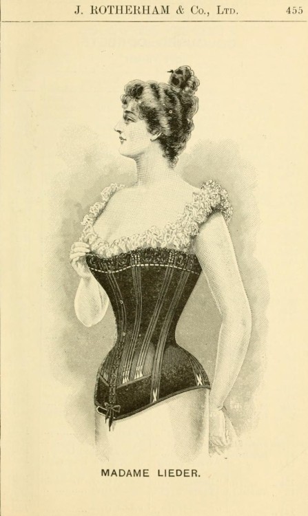 Madame Lieder Corset, from General Price List (page 455), 1904.