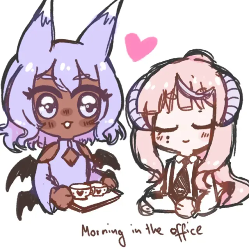 Some More Doodles Of Mellow & Choco (All Of These Are Pretty Old)