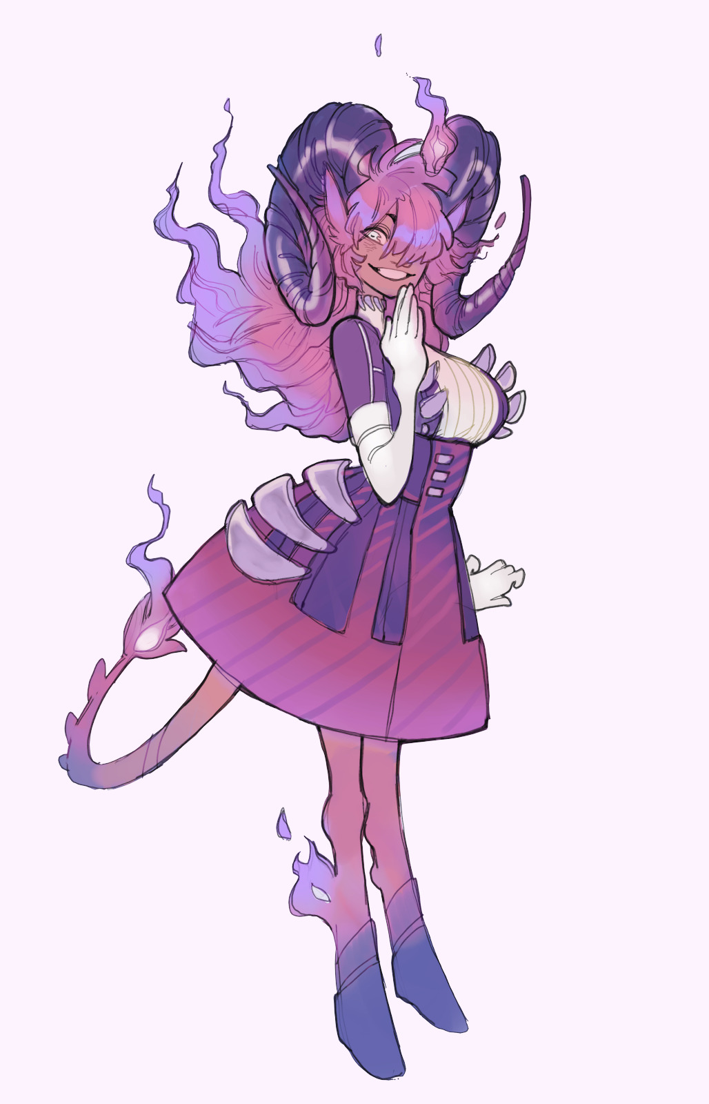 lokki-lokki:Celebratory character design for +666 on twitter!