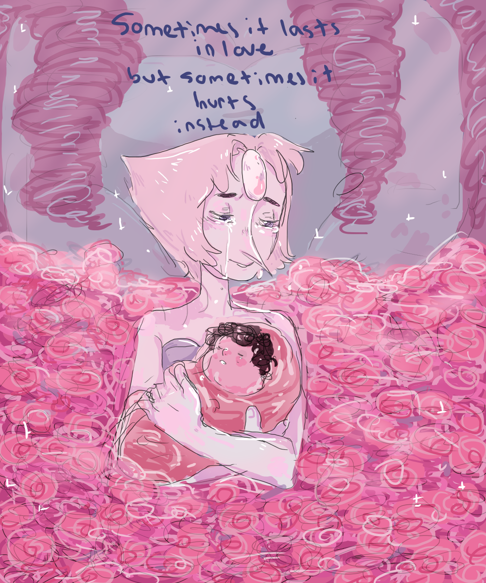 frogopera:  when your giant pink girlfriend falls in love with a human then morphs