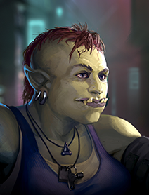 runtheshadows:  Ork Female Shadowrunners Portraits from Shadowrun Returns and Shadowrun Dragonfall. 