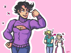 caesarzeppeliofficial:  i hate myself so heres joseph in a tity sweater