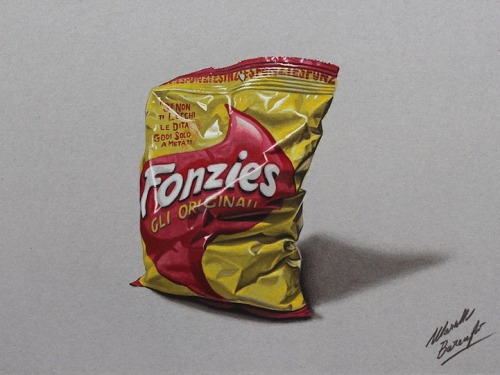 Hyperrealistic Drawings of Everyday Objects By Marcello Barenghi