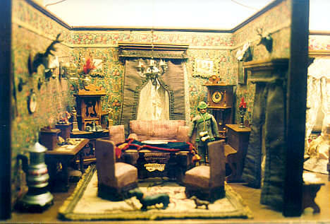 walzerjahrhundert:   Forester’s house, dollhouse, Germany, ca. 1880   