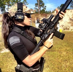 gunsknivesgear:  Women, learn to shoot. If