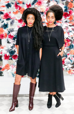 asoslive:  Double crushin’ on the amazing Quann sisters! Out at the &amp; Other Stories preview event last night http://asos.do/RHPFFz 