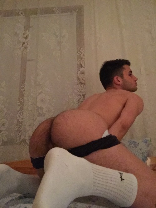 prettyhungg: hornyrandoms: That’s a nice hairy ass &amp; a good looking lad.Also imagine a