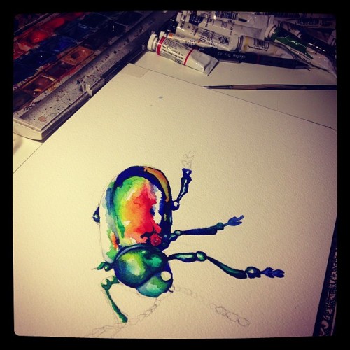 Forgot how tricky watercolours are (to get right). I’ve never been an expert, but the best adv