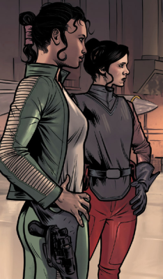 bedlamsbard: bedlamsbard:  Leia’s wearing Padme’s clothes I AM GOING TO DIE.   I JUST REALIZED. The flight suit is from AotC.  The helmet Leia wears, however, is not the helmet worn during AotC; Padme wears a helmet that covers her entire face.  Guess