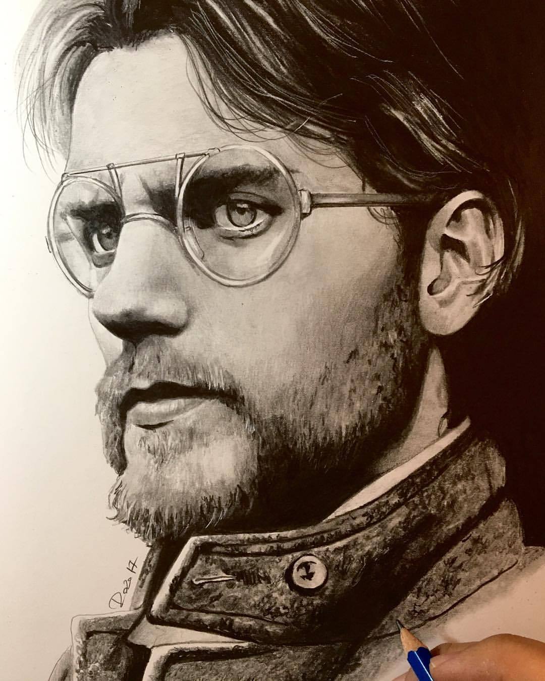 roredwarrior3:Zeke Jaeger portrait #zekejaeger #shingeki_no_kyojin #attackontitan