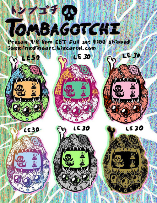 Hey buds, having presales for my new Tomb-a-gatchi pin design tonight @ 8pm EST on my store: jugglin