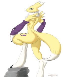 certifiedhypocrite:zaggatar:Renamon sketch