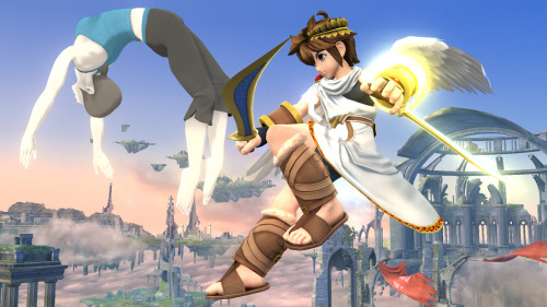 Screenshots of Super Smash Bros. Wii Fit Trainer 