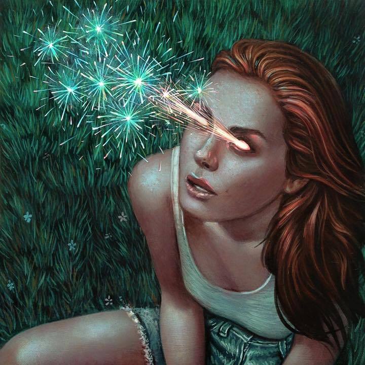 supersonicart:  Casey Weldon’s “Tropefiend” at Spoke Art. Currently showing