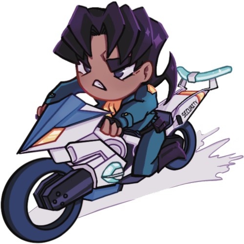 Forgot to post these sticker designs I made from before. That motorcycle gave me hell to draw and I 