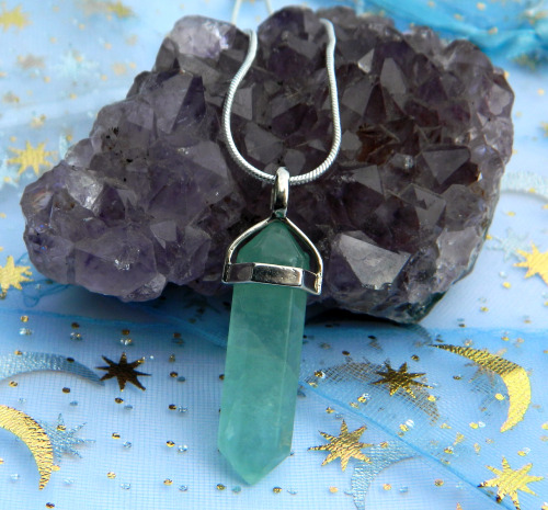 whismstore:   Green adventurine necklaces and chokers are only ฝ at whismical.storenvy.com!~   use the promo code “TUMBLR“ to get 15% off your order!    