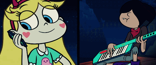 venomade:  current cartoon trend: perky white girl + love interest of color with a punk haircut.Bonus: