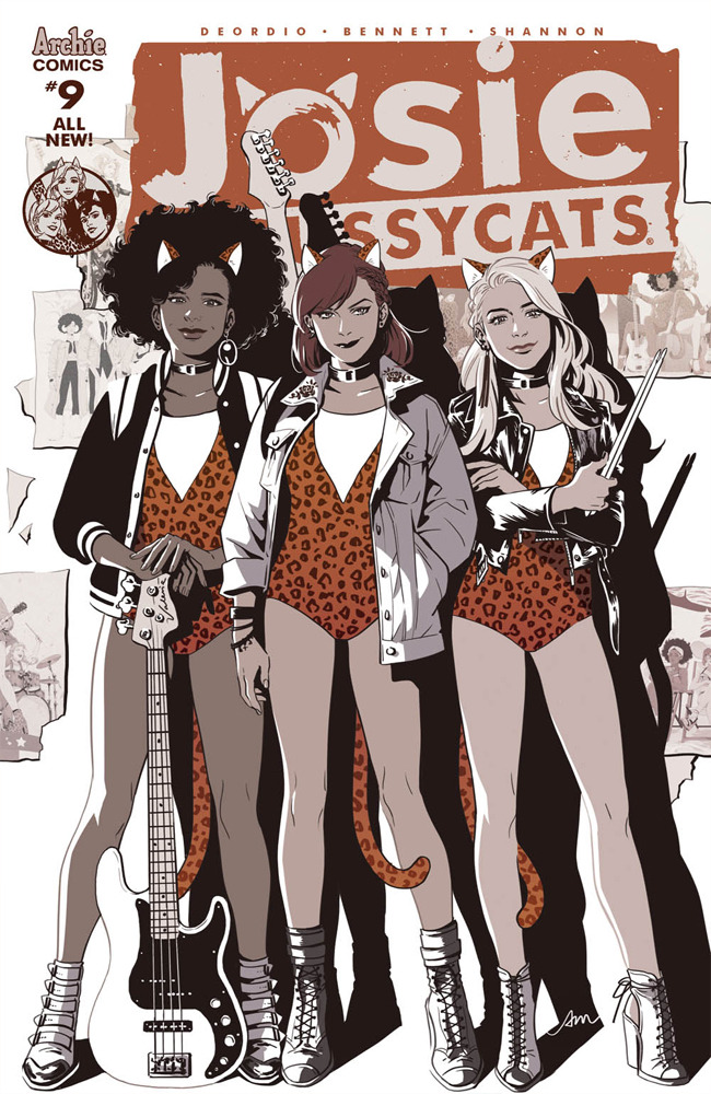 temariart:All of my Josie and the Pussycats covers for Archie Comics.