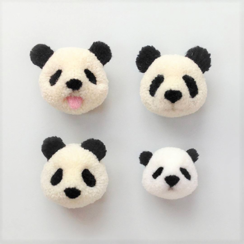 kawaii-box-co:  Have a pandaful crafting moment and make yourself a panda pompom from yarn! 🐼🎀 Wrap, cut, tie and trim - and you have the cutest panda pompom to panda-fy your day! 💖✨ ► https://youtu.be/TnOfKIFvnek