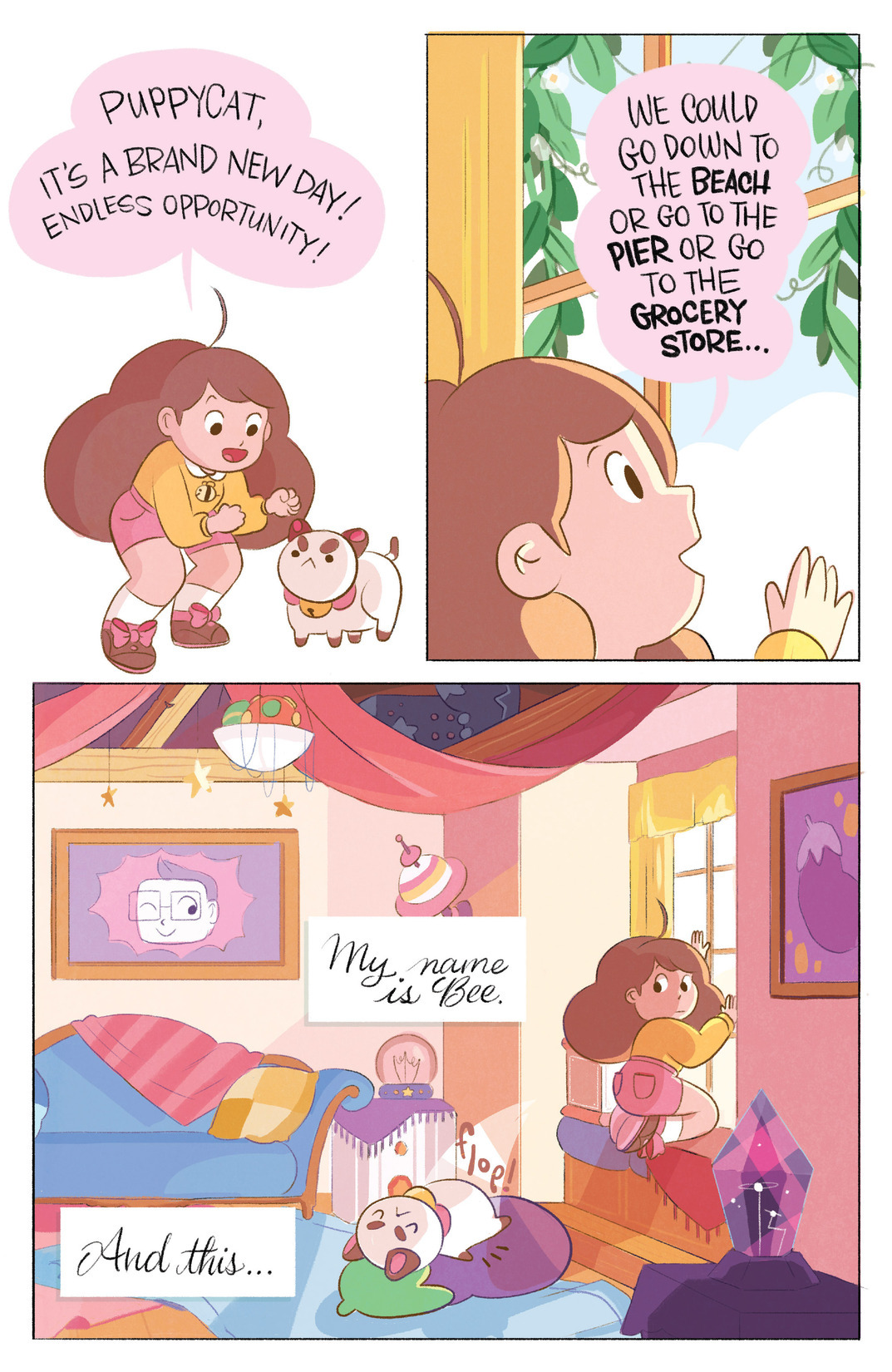 comixology:  Fans of awesomeness, rejoice! Bee &amp; Puppycat #1 by Natasha