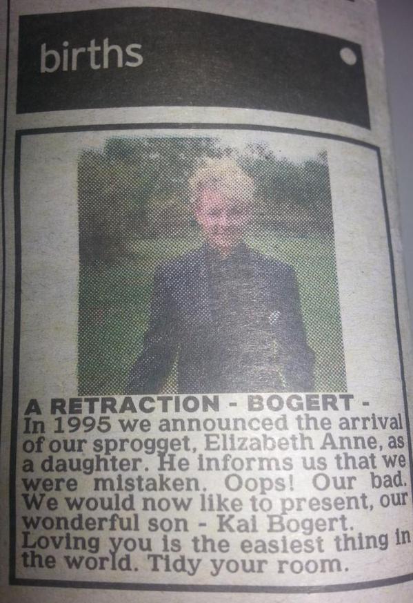 yourbadgrrl:  micdotcom:  Newspaper and family show the exact right way to treat