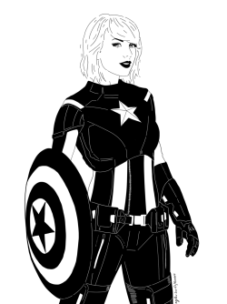 gaylorswift:  Captain Taymerica, Iron Swift,