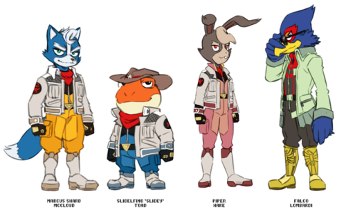 adokle: Star Fox - 3rd Generation designs