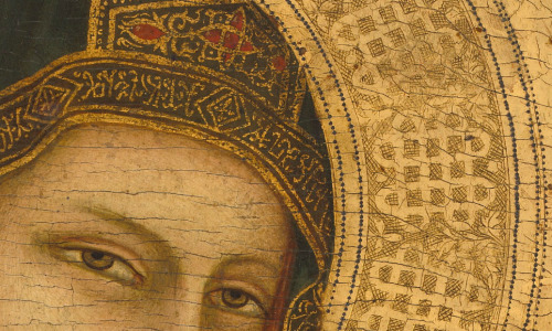 Giotto, Madonna and Child(details), c.1320-1330