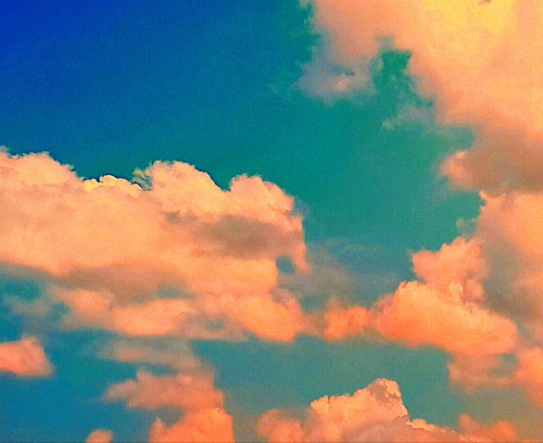 Clouds.