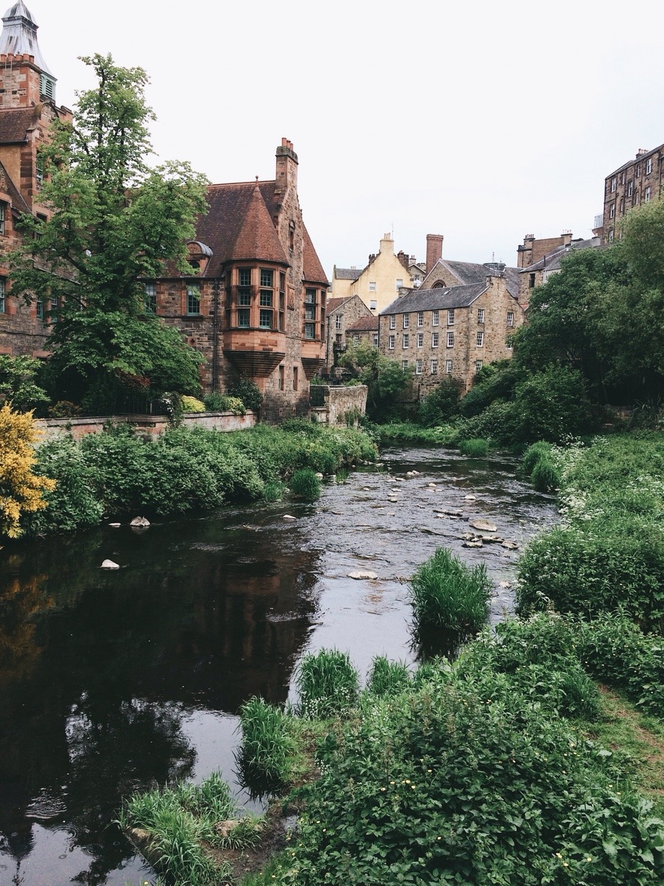 forest-dreams: The most wonderful stroll today through Dean Village, Edinburgh.