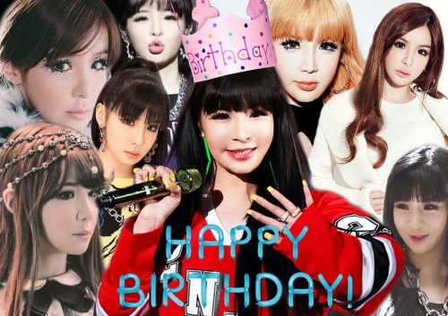 ejiki-aroisu: Happy birthday Park Bom! I hope you’re doing well and that you have a great day!