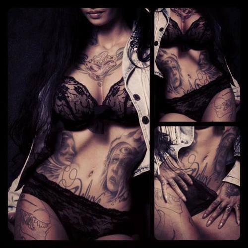 So hot. Dunno how the hell these girls age, but when they’re young, boy, tattooed girls are the BEST.
