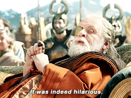 thegestianpoet:  captainpoe: Loki as Odin anthony hopkins really flew his oscar-winning