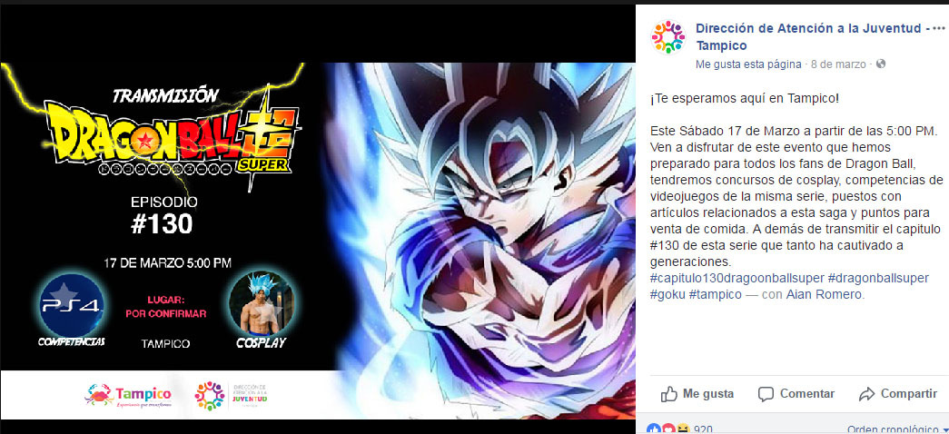 Mayor of Ciudad Juarez,Mexico has accepted the projection of the Dragon  Ball ending in a public plaza (sorry for source in spanish) : r/anime