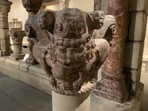 Column capital, possibly from the Abbey of Saint-Michel-de-Cuxa 1125-1150 CE Marble France (Roussill