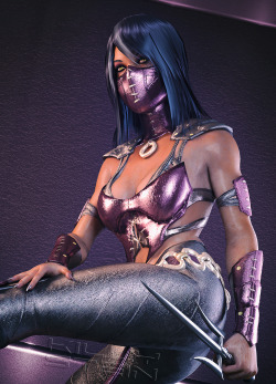 killy-stein:  omg girl o.o  ,yea xD  quickie pic with Mileena &gt;8D