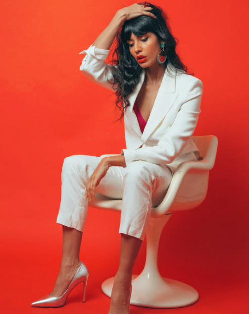 flawlessbeautyqueens:Jameela Jamil photographed by Sela Shiloni 