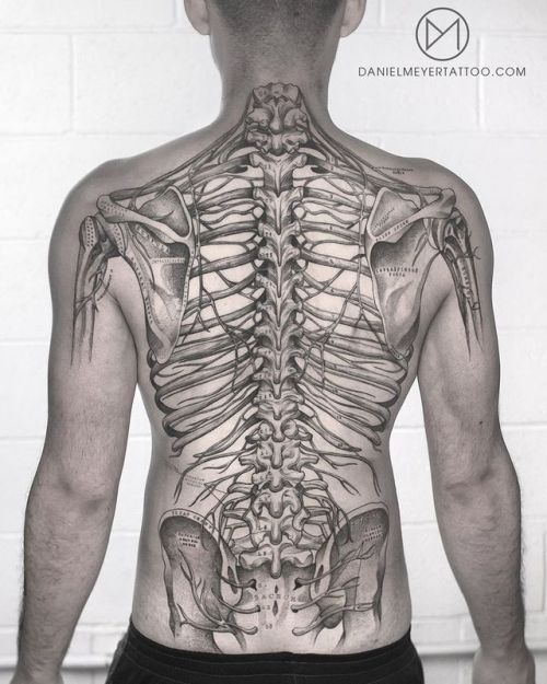 Full 1/1 scale anatomy back piece. To be continued… Los Angeles booking requests: www.dasleit