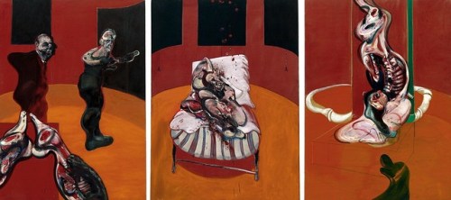 Francis Bacon, Three Studies for a Crucifixion (With Details), March 1962