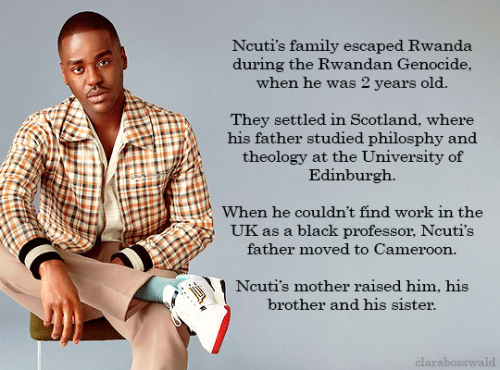 clarabosswald: introducing ncuti gatwa as the fourteenth doctor [sources for further reading under t