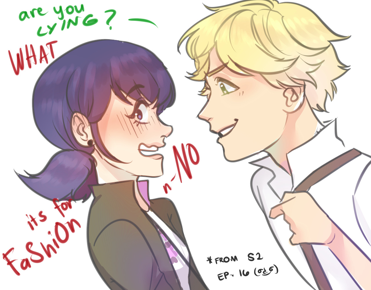 tealilte-doodles:  mHMMM OH MY GODD I live for that sHIT EATING GRIN ADRIEN