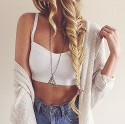 style-wild-young-and-free:  Cardigan; Crop