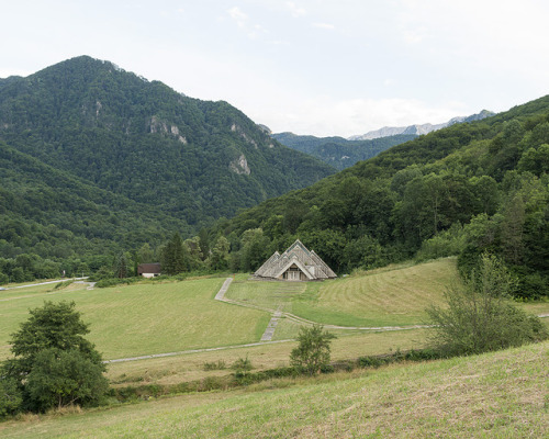 archivemodernarchitecture: Tjentiste Monument Memorial House, Tjentiste, Bosnia and Herzegovina, 201