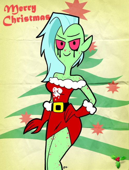 Porn photo eyzmaster: #XmasGals Lord Dominator by theEyZmaster