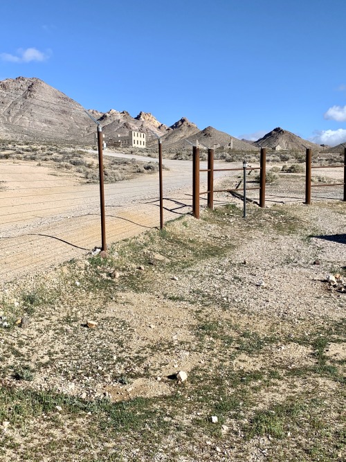 Rhyolite, Nevada, 2020.