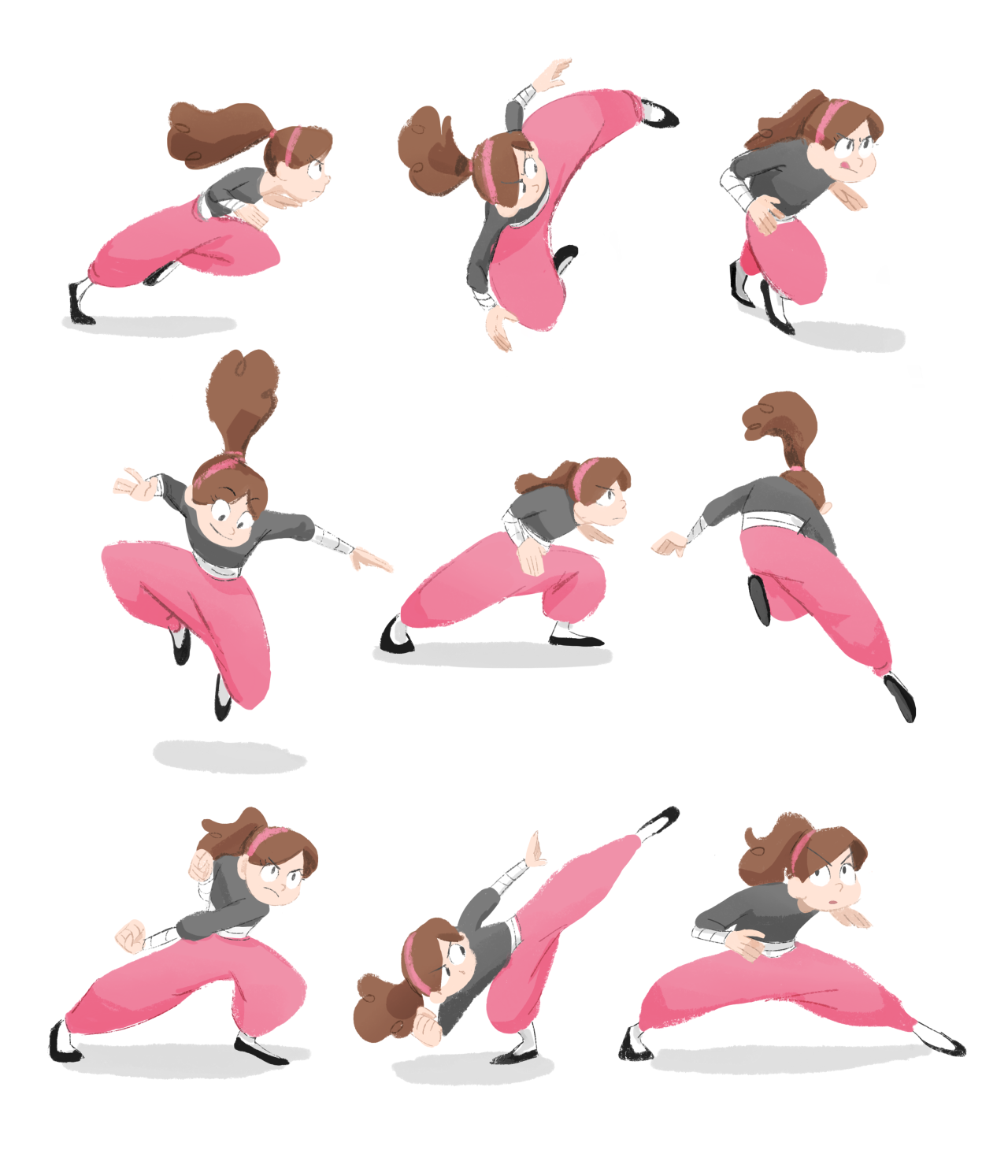 ninja poses