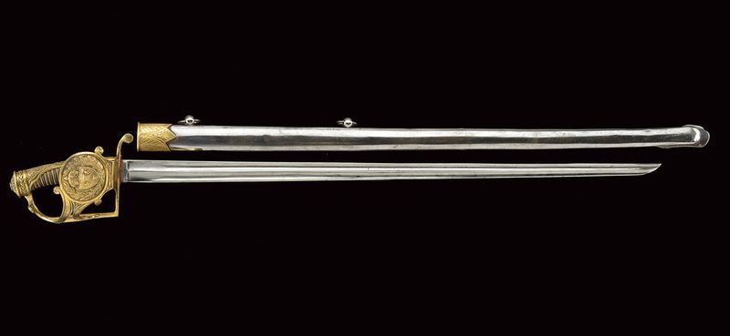 art-of-swords:  A ‘Gendarmes de la Maison du Roi’ Troopers Sword Dated: first